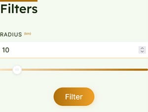 General Chef Filter Form