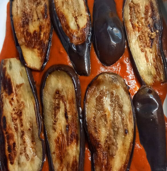 Aubergine & Asparagus Lasagne